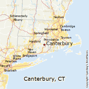 Canterbury,Connecticut Map