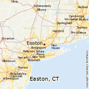 Easton,Connecticut Map