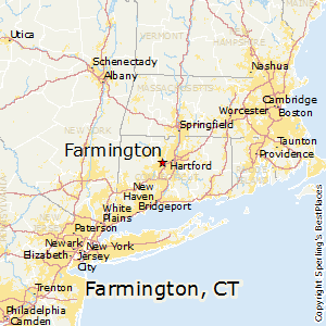 Farmington,Connecticut Map