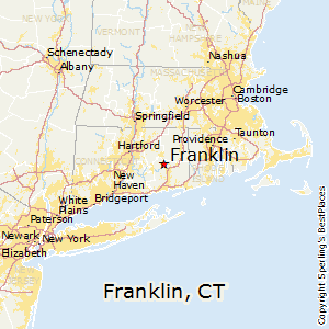 Franklin,Connecticut Map