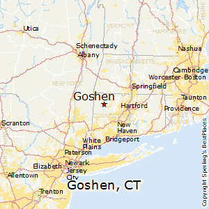 Goshen,Connecticut Map