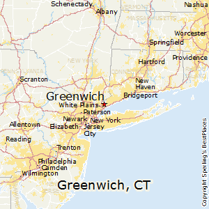 Greenwich,Connecticut Map
