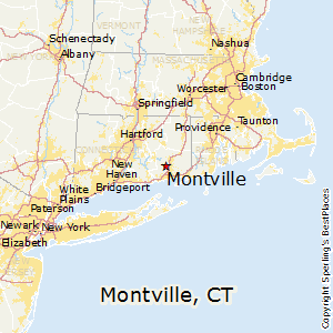 Montville,Connecticut Map