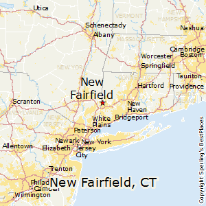 New_Fairfield,Connecticut Map