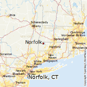 Norfolk,Connecticut Map