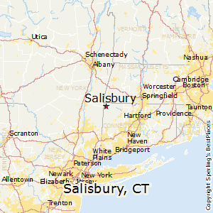Salisbury,Connecticut Map