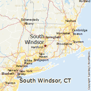 South_Windsor,Connecticut Map