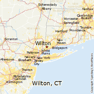 Wilton,Connecticut Map