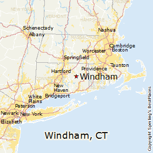 Windham,Connecticut Map