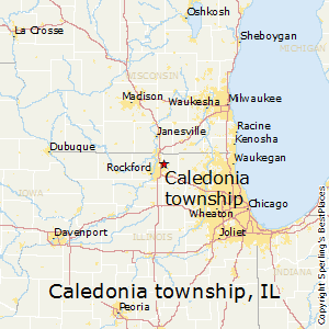 Caledonia_township,Illinois Map