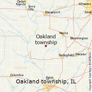 Oakland_township,Illinois Map