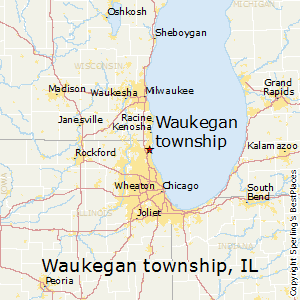 Waukegan_township,Illinois Map