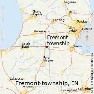 Fremont_township,Indiana Map
