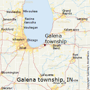 Galena_township,Indiana Map