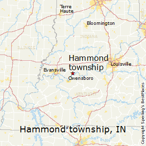 Hammond_township,Indiana Map