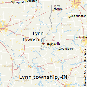 Lynn_township,Indiana Map