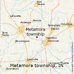 Metamora_township,Indiana Map