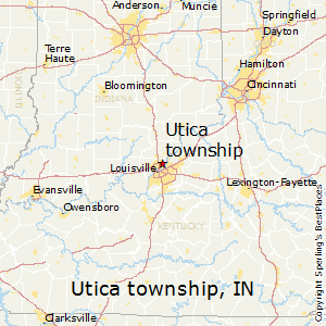 Utica_township,Indiana Map