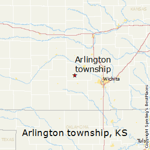 Arlington_township,Kansas Map