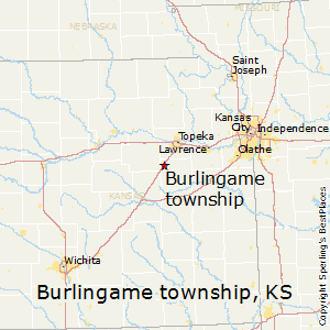 Burlingame_township,Kansas Map