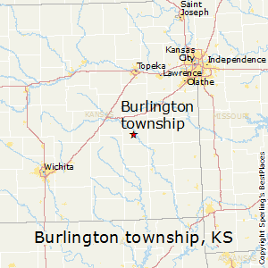 Burlington_township,Kansas Map