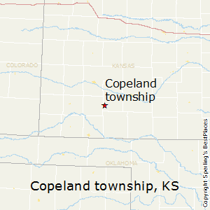 Copeland_township,Kansas Map