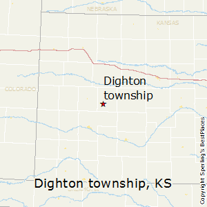 Dighton_township,Kansas Map