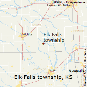 Elk_Falls_township,Kansas Map