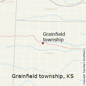Grainfield_township,Kansas Map