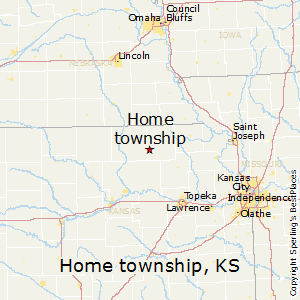 Home_township,Kansas Map