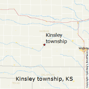 Kinsley_township,Kansas Map