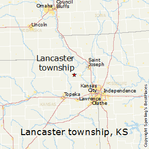 Lancaster_township,Kansas Map