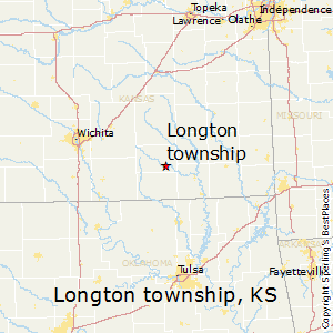 Longton_township,Kansas Map