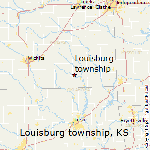 Louisburg_township,Kansas Map