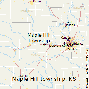 Maple_Hill_township,Kansas Map