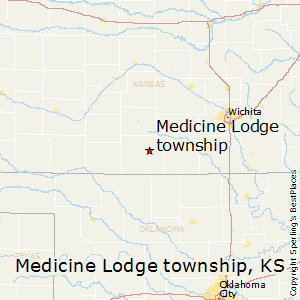 Medicine_Lodge_township,Kansas Map