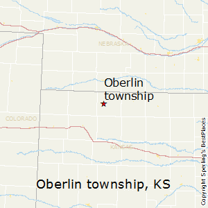 Oberlin_township,Kansas Map