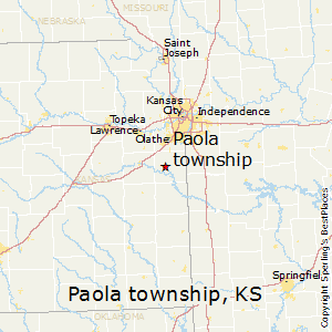 Paola_township,Kansas Map