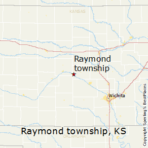 Raymond_township,Kansas Map
