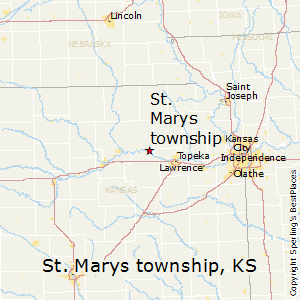 St_Marys_township,Kansas Map