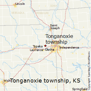 Tonganoxie_township,Kansas Map