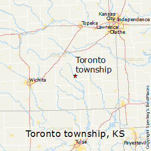 Toronto_township,Kansas Map