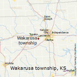 Wakarusa_township,Kansas Map