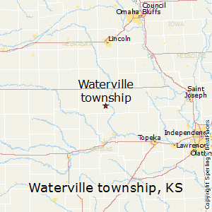 Waterville_township,Kansas Map