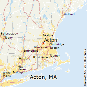 Acton,Massachusetts Map