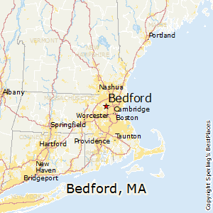 Bedford,Massachusetts Map