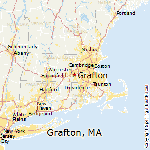 Grafton,Massachusetts Map