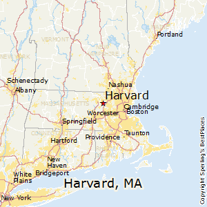 Harvard,Massachusetts Map