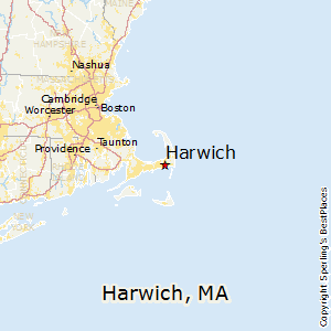 Harwich,Massachusetts Map