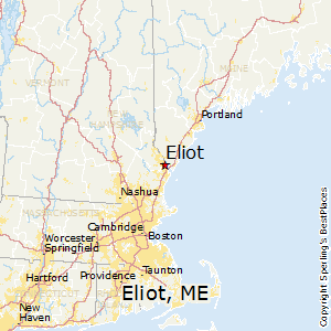Eliot,Maine Map